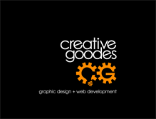 Tablet Screenshot of creativegoodes.net